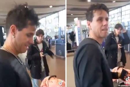 VIDEO | Repudiable: La cobarde agresión que recibió Diego Rivarola en el Aeropuerto de Santiago