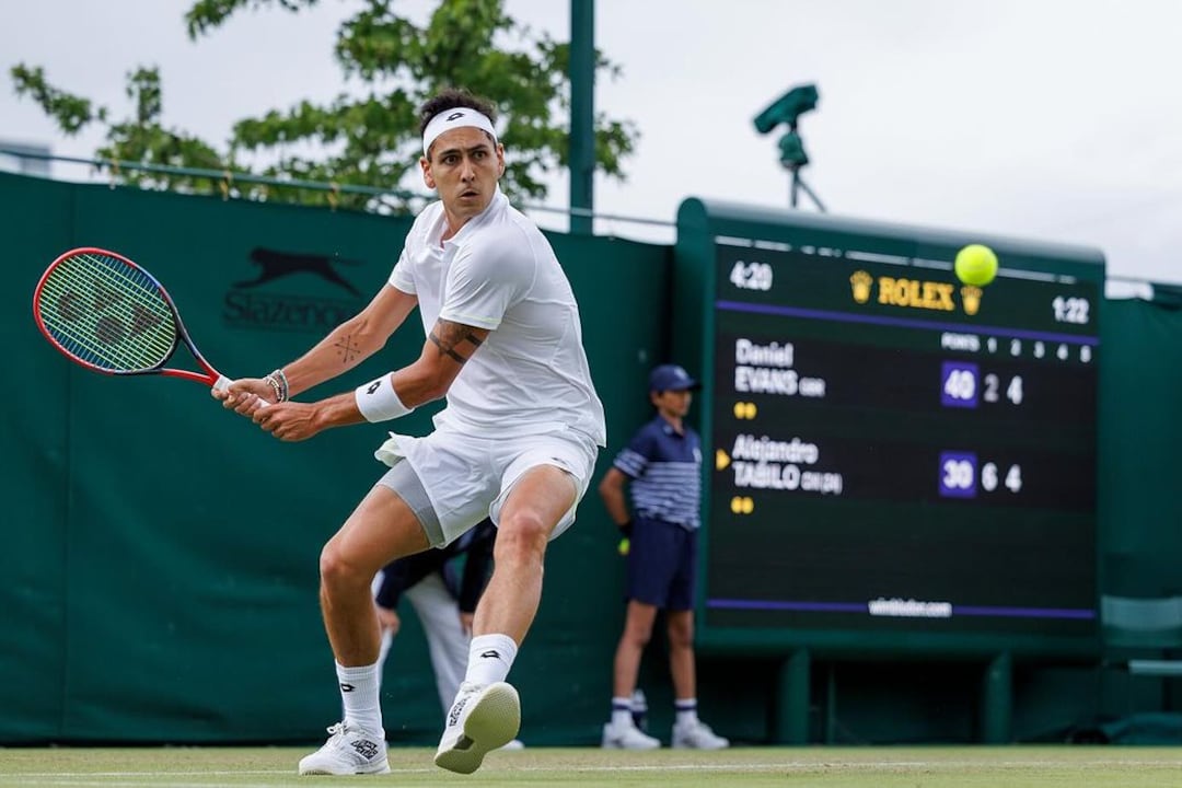 Alejandro Tabilo en Wimbledon