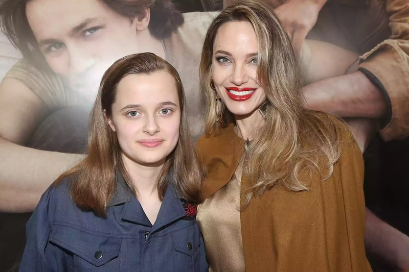 Angelina Jolie y Vivianne, la joven que también es actriz