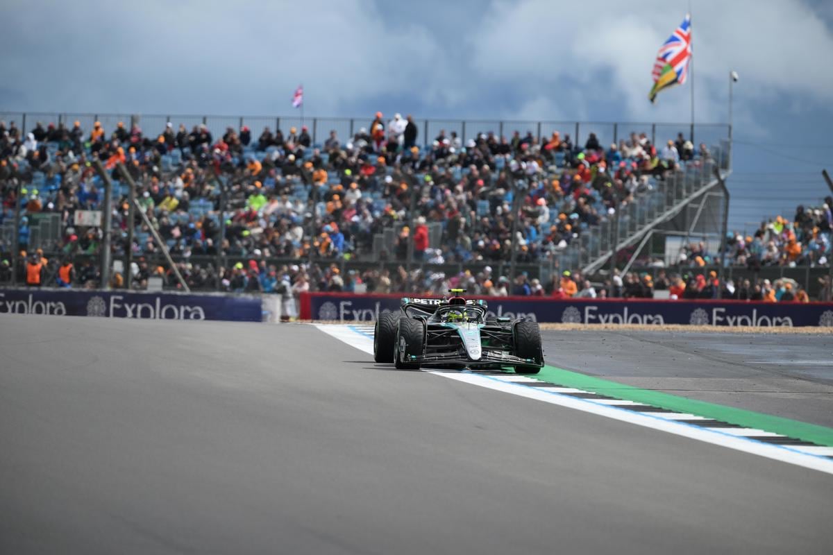 Lewis Hamilton en el Gran Premio de Gran Bretaña de Fórmula 1