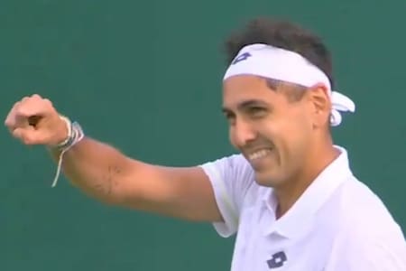 VIDEO | El emotivo festejo de Alejandro Tabilo tras su dramático triunfo en Wimbledon 