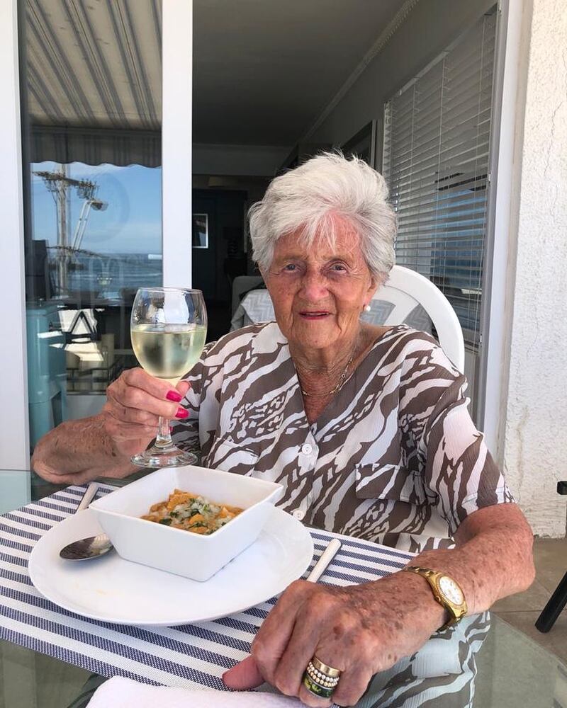 Eliana de la Fuente a sus 93 años