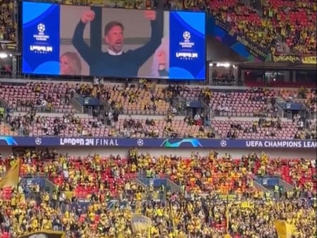 VIDEO | ¿Volverá algún día?: La gran ovación en la hinchada de Borussia Dortmund a Jurgen Klopp en Wembley